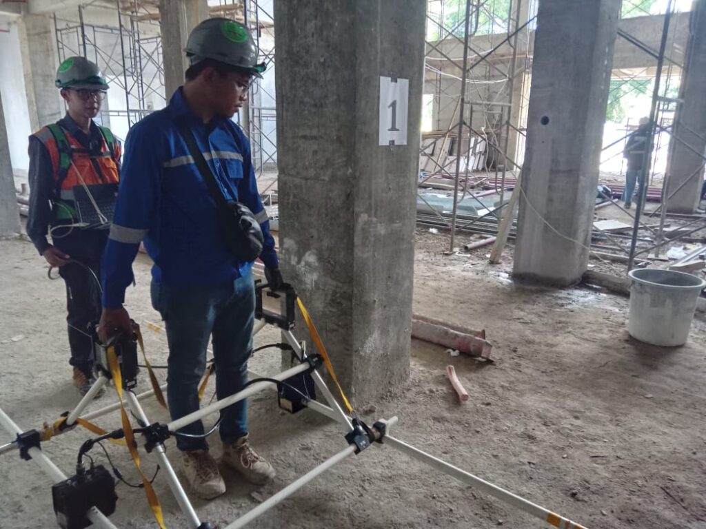 Uji Georadar untuk Mengetahui Kedalaman Fondasi yang Sudah Dipancang - MIBU SIPIL
