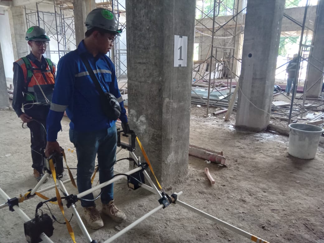 Uji Georadar untuk Mengetahui Kedalaman Fondasi yang Sudah Dipancang - MIBU SIPIL